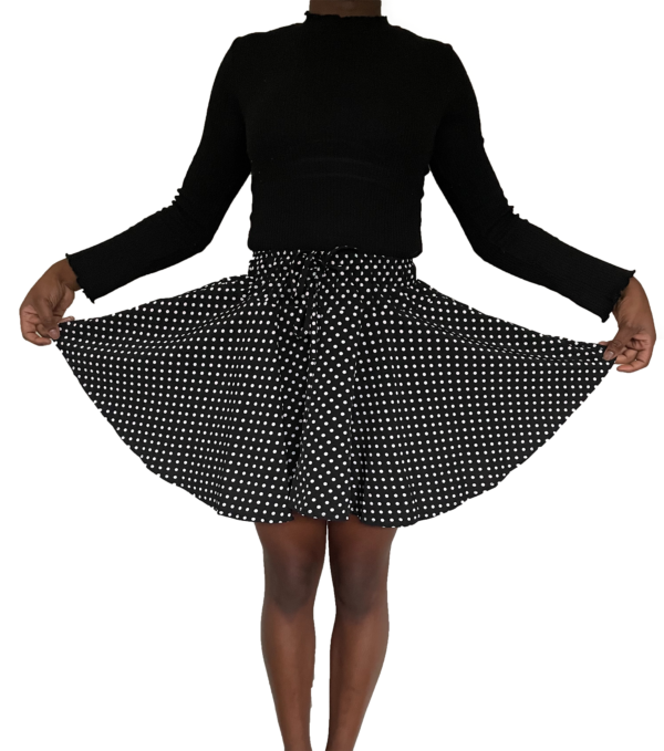 Polkadot Mini Skort - Image 5